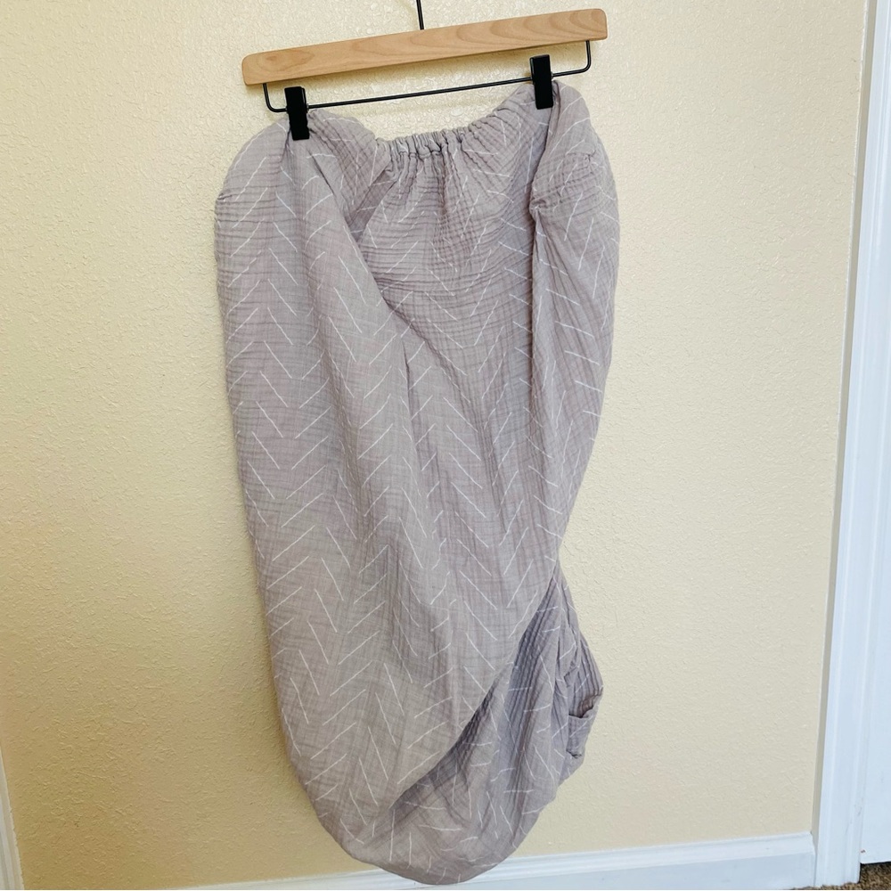 Mebie Baby Desert Sage Muslin Crib Sheet